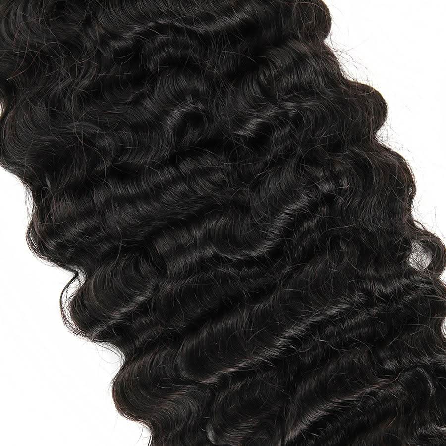 WOWANGEL Burmese Curly Bundles Deal 4pcs 100% Human Hair Weaves - PrettyBull Limited